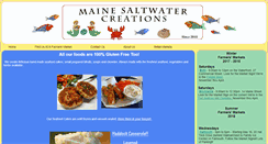 Desktop Screenshot of mainesaltwatercreations.com